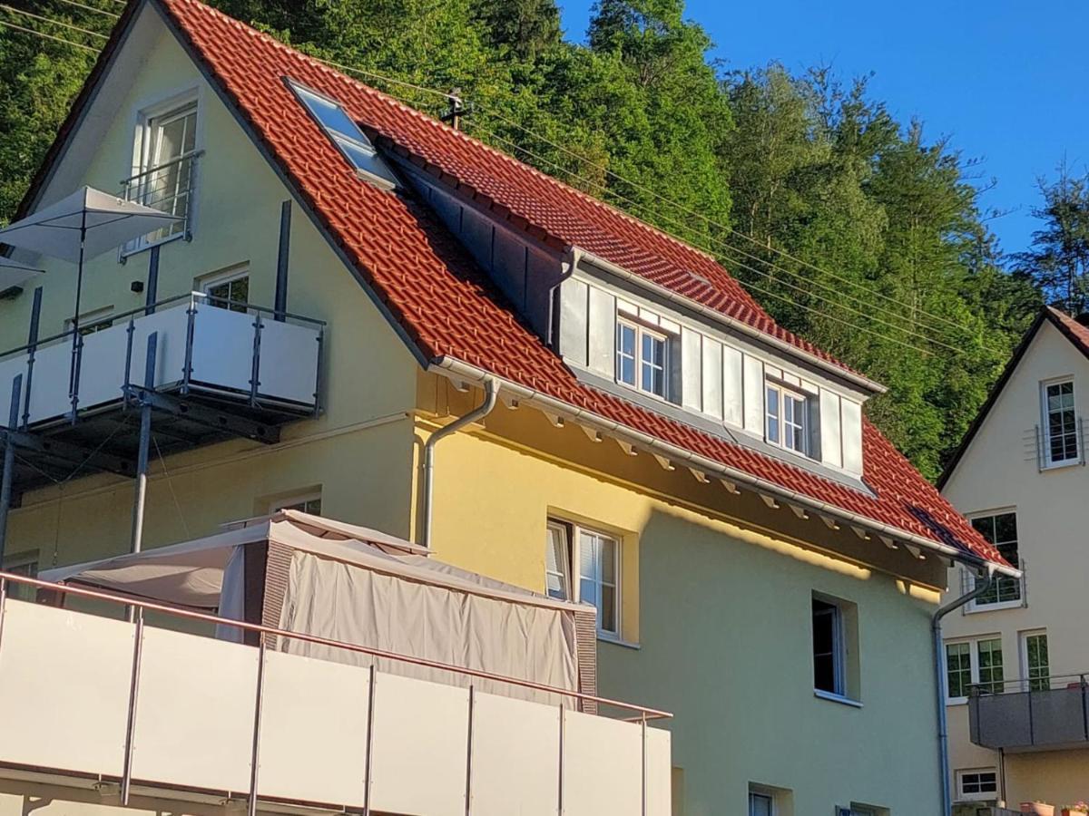 Apartement Am Waldrand Бад-Вильдбад Экстерьер фото