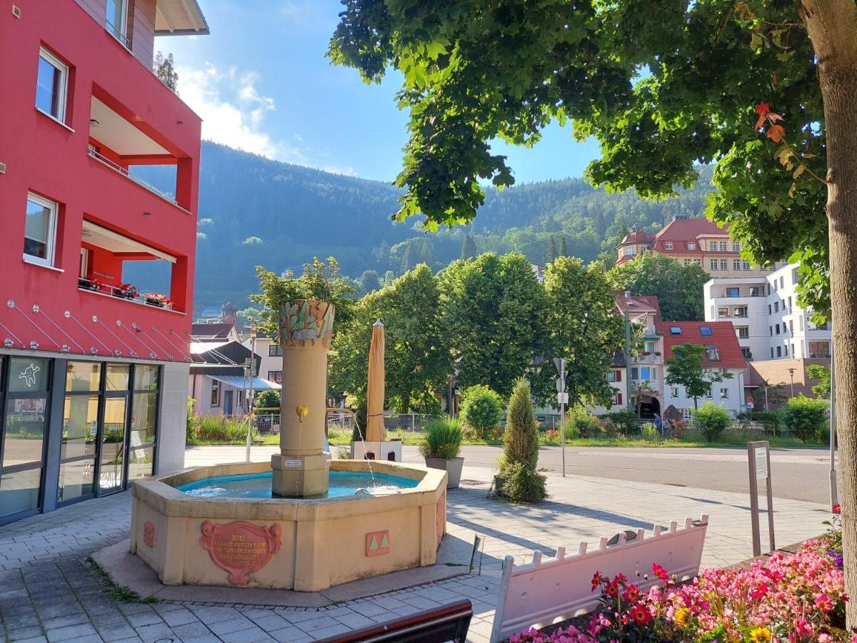 Apartement Am Waldrand Бад-Вильдбад Экстерьер фото